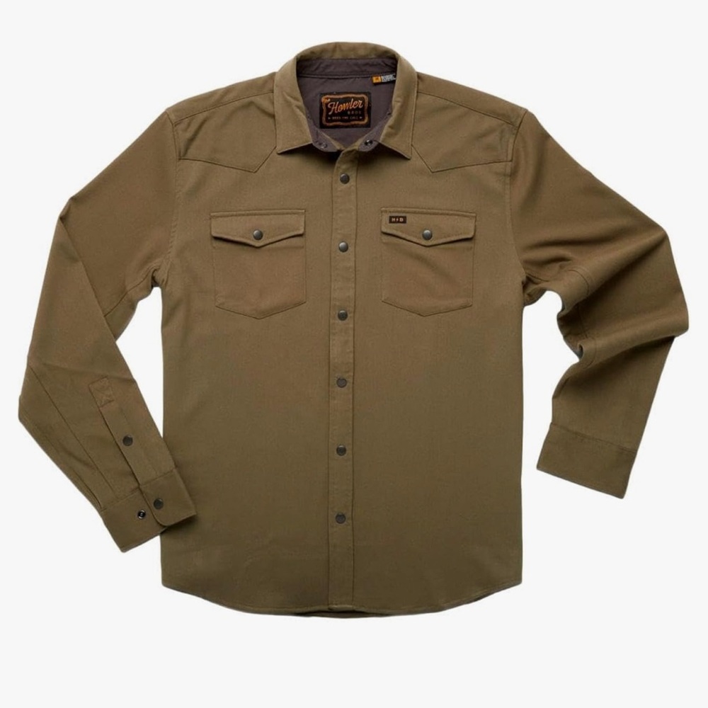 Howler bro’s stockham stretch men’s button up size xl
